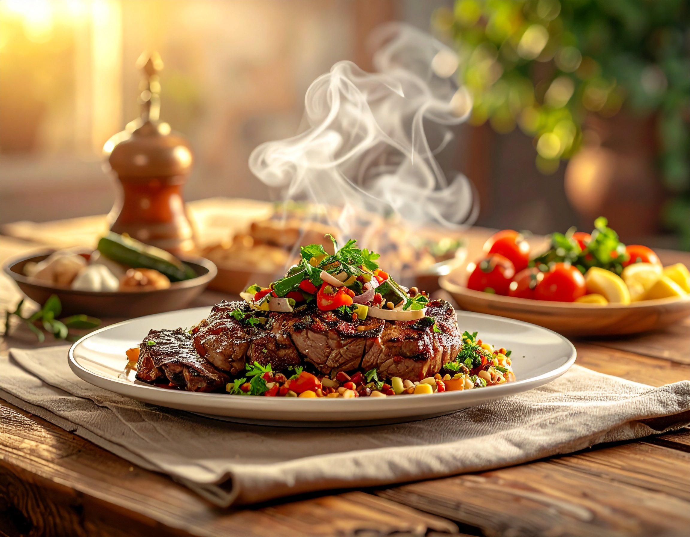 Firefly_A cinematic banner composition showcasing modern Turkish gastronomy — elegant table s 502824